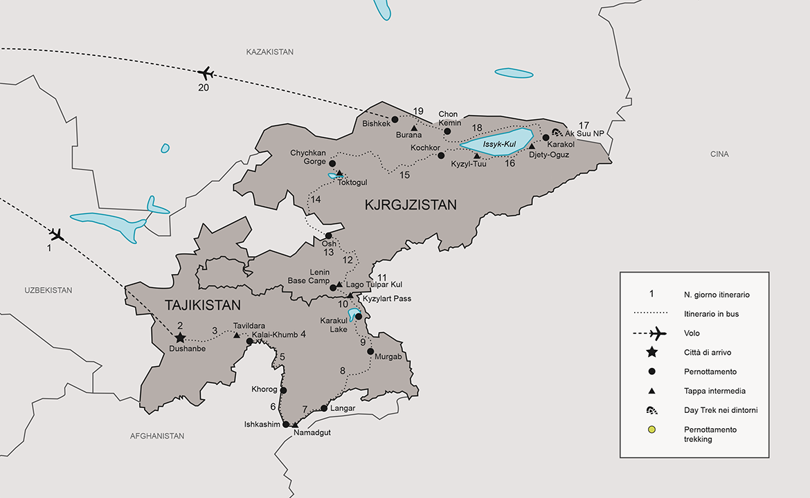 Itinerario Pamir Highway