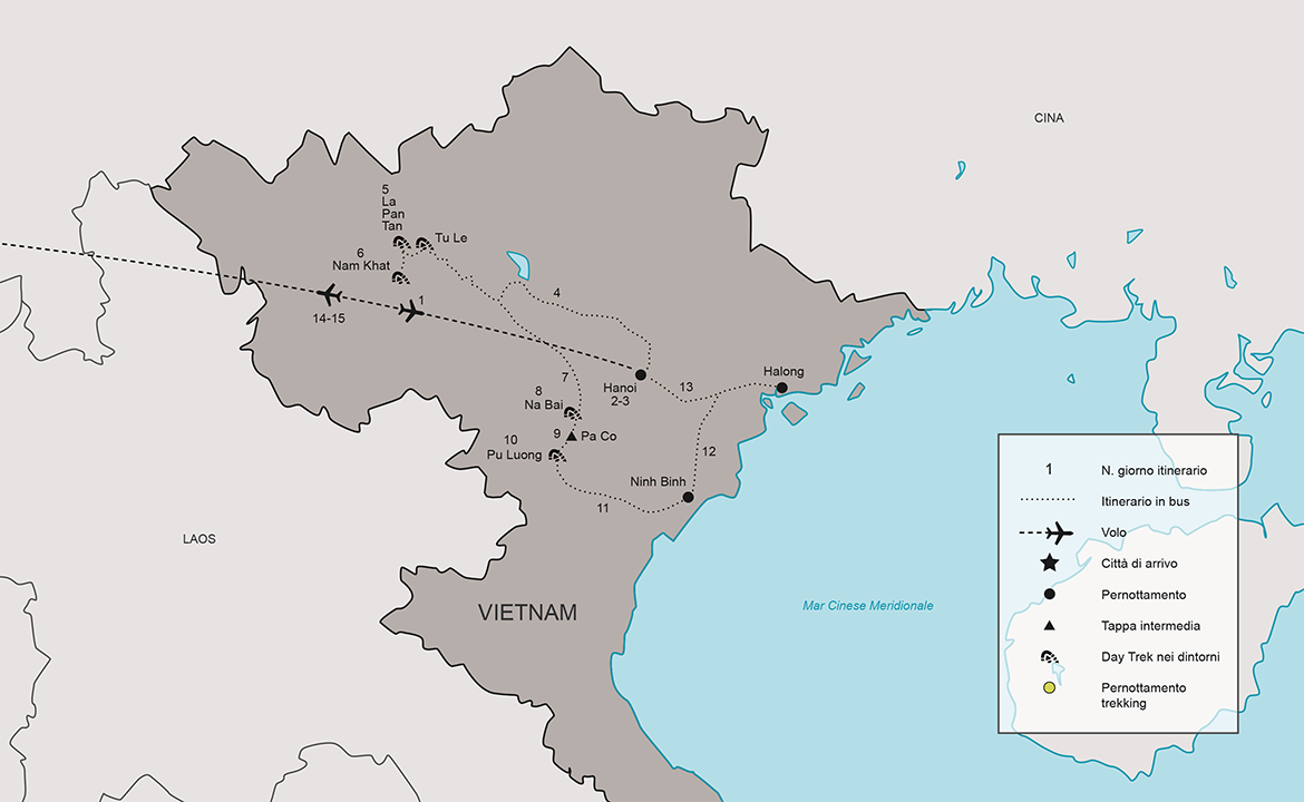 Itinerario Vietnam, le remote tribù del Nord